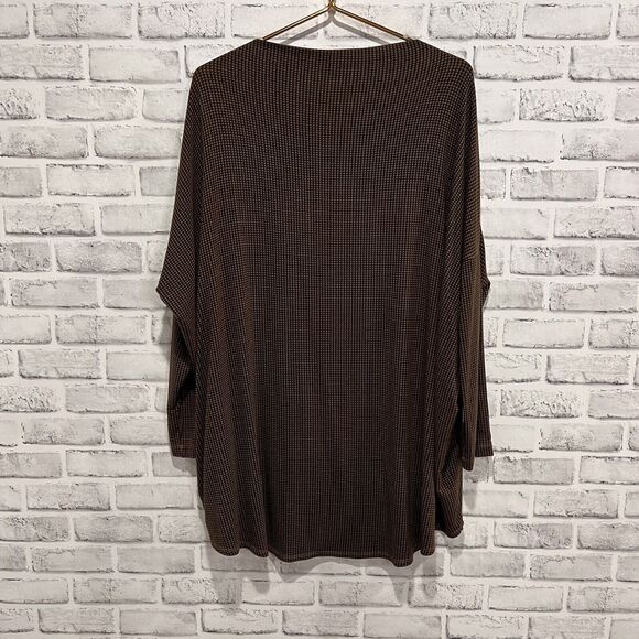 Bryn Walker Dimitri Nocola Houndstooth Tunic Top Size Medium - Picture 4 of 8